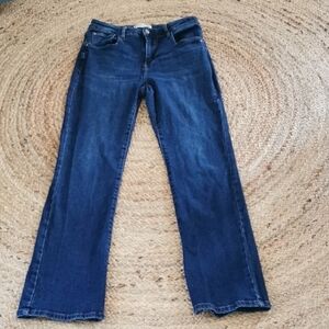 Brody Jeans womens highrise slim boot cut dark denim. Size 30/31